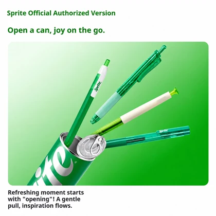 خودکار مشکی ژله ای کاکو KACO مدل Fun Sprite نوک 0.5 میلی متری ست 4 عددی