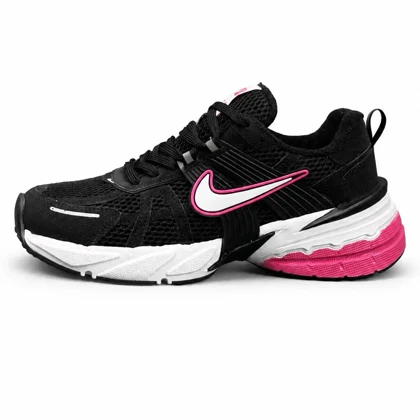 کفش کتانی زنانه نایکی v2k مشکی صورتی Nike V2k