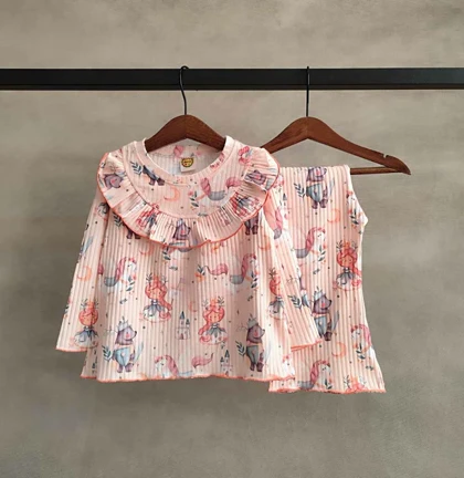 ست بلوز شلوار راحتی ریلی