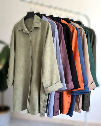 مانتو بغل دگمه