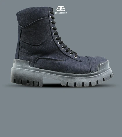 بوت مردانه سرمه ای BALENCIAGA مدل 6739