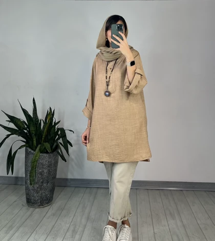 مانتو جلو دکمه لیانا 3