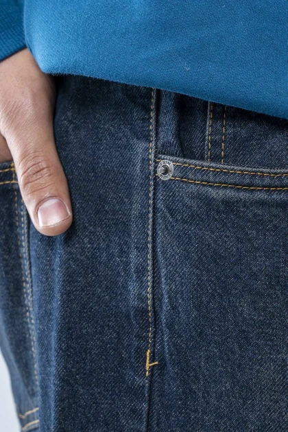 شلوار جین نیم بگ مردانه