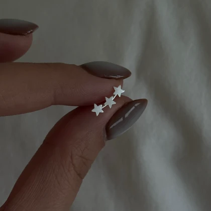 ایرکاف و گوشواره ستاره نقره