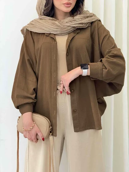 مانتو پانچ برش‌دار
