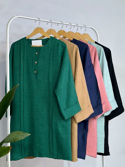 مانتو بلند رزگل