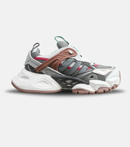 کفش کتانی مردانه و زنانه طوسی سفید گلبهی ADIDAS performance x9000l4