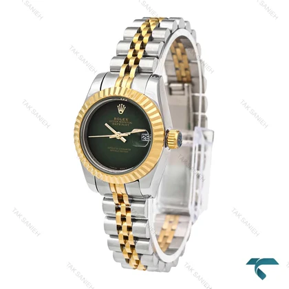 ساعت رولکس زنانه صفحه سبز مهندسی اسمال Rolex-6033-L