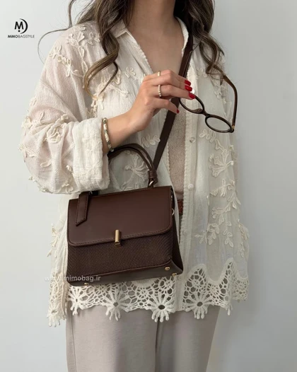 کیف زنانه دوخونه رافیا
