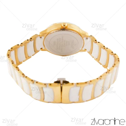 ساعت رادو زنانه سرامیکی طلایی سفید 103618