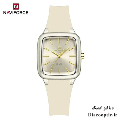 ساعت مچی زنانه برند نیوی فورس مدل Do-NAVIFORCE 5055 بند رابر