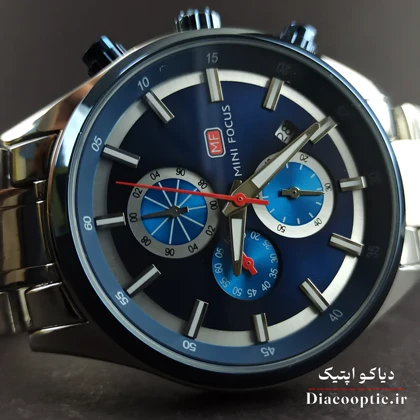 ساعت مچی مردانه اورجینال موتور ژاپنی برند مینی فوکوس سه موتور مدل Mf0081G.03