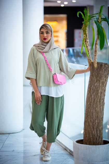 مانتو مراکشی جلو بسته حریر