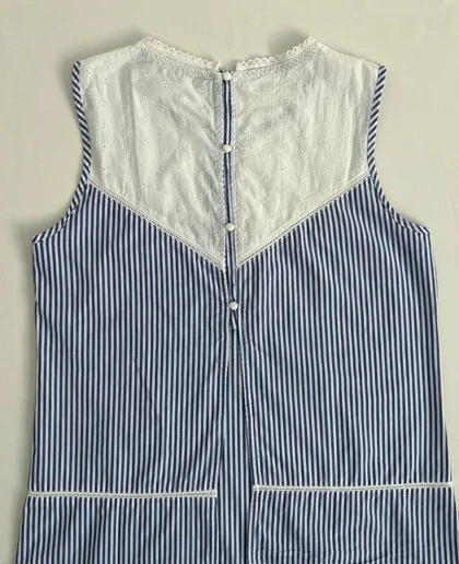 تاپ کتان نخ خامه دوزی کد 2726