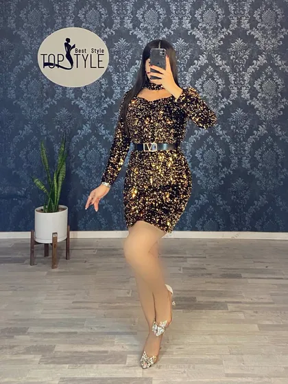 میدی پولک مخمل کد : 7830
