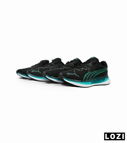 کفش کتانی ورزشی مشکی سبز مردانه PUMA