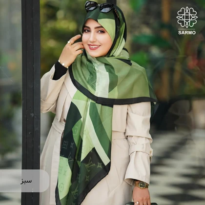 روسری نخ پنبه لوریا