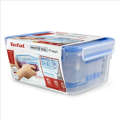 ست ظرف نگهداری غذا تفال Tefal مدل K3028912 ضد نشت