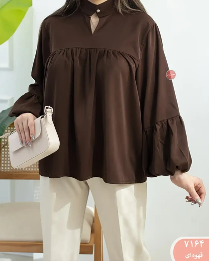 شومیز چین‌دار ایرن 7164