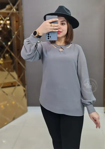 شومیز حریر ناربن