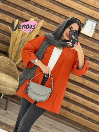 مانتو کتی یقه مثلثی