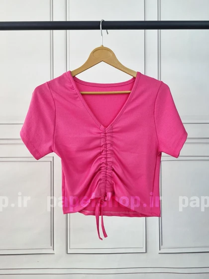 کراپ تاپ کبریتی وسط گتر یقه هفت
