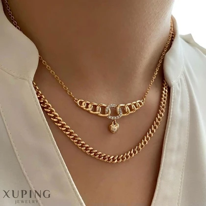 نیمست کارتیر قلب‌آویز ژوپینگ (با زنجیر)