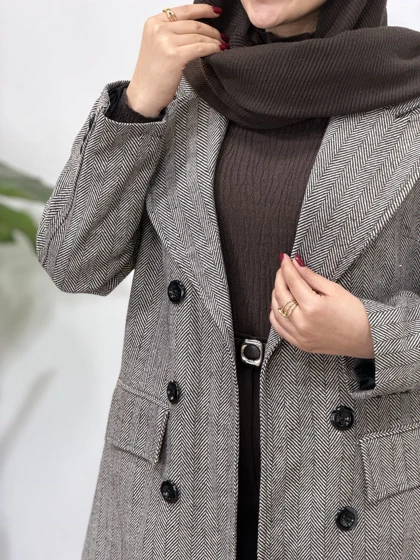 پالتو پشمی آستردار آیسو ناردین