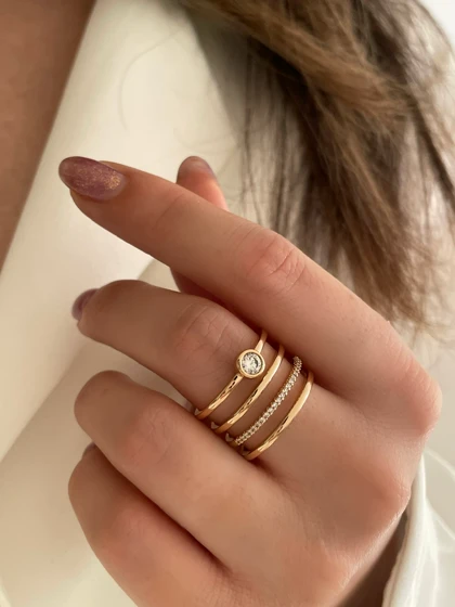 انگشتر چهار لاین ژوپینگ