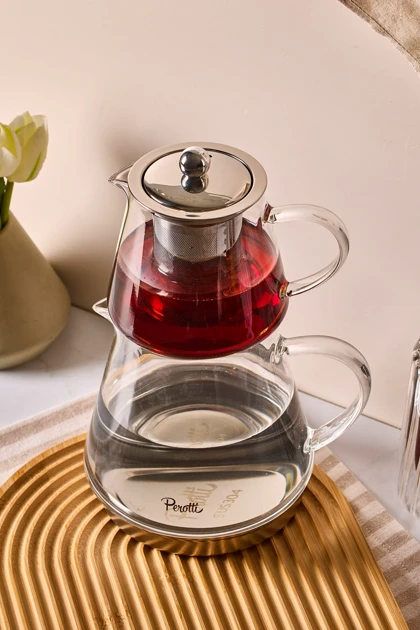 کتری و قوری پیرکس زیر استیل / 157