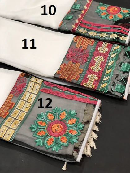 شال سوزندوزی نخی