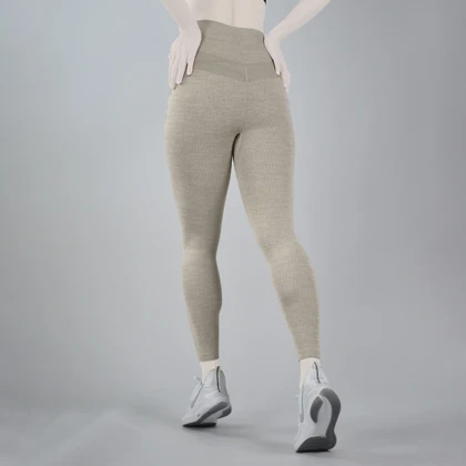 لگ کبریتی ورزشی زنانه مدل 4C0343 کرم