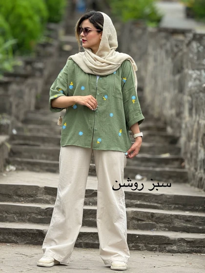 شومیز مانتویی تی تی