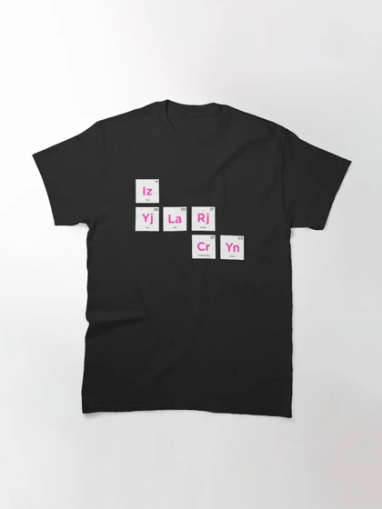 تیشرت ایتزی | ITZY - Periodic Table کد 225752
