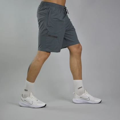 شلوارک ورزشی مردانه نایک مدل 9025 طوسی تیره