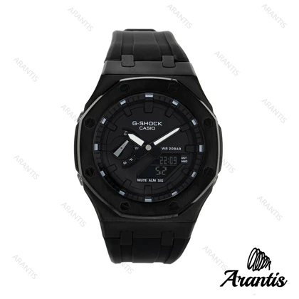 ساعت جی شاک GMA2100 مردانه بدنه فلزی مشکی m-3485