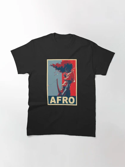 تیشرت لانگ انیمه AFRO SAMURAI افرو سامورایی Afro Poster کد 185602