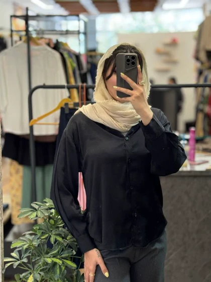 شومیز سیلک اسلب -2152