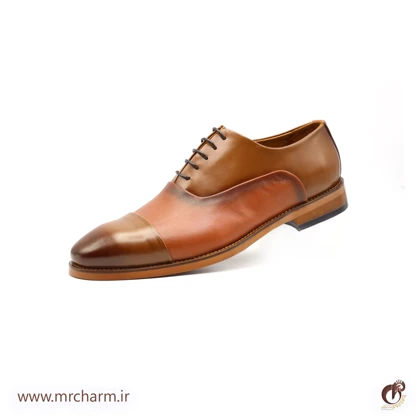 کفش رسمی عسلی mrc5012