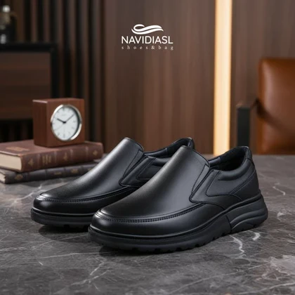 کفش مردانه چرم اداری و روزانه کد 7058029