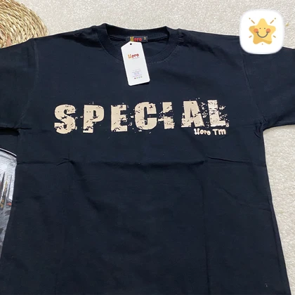 تیشرت مشکی پسرانه SPECIAL پنبه 7 تا 12 سال