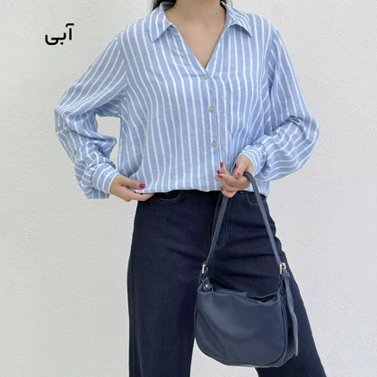 شومیز زنانه قواره دار راه راه