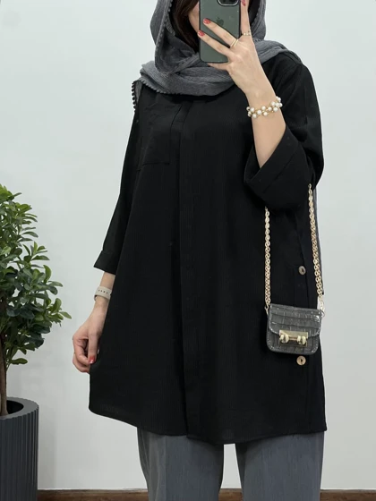 مانتو دکمه دار یکتا 15
