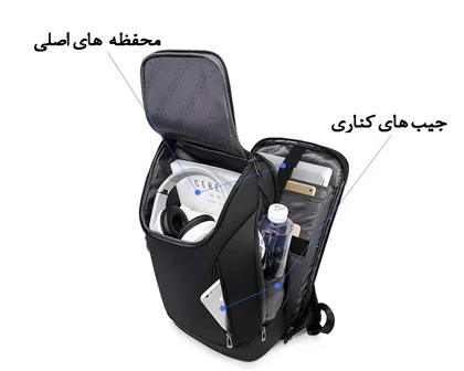 کیف کوله پشتی لپ تاپ 15.6 اینچی اورجینال بنج BANGE 2517