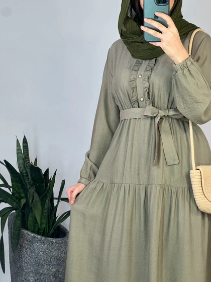 پیراهن مانتویی الین