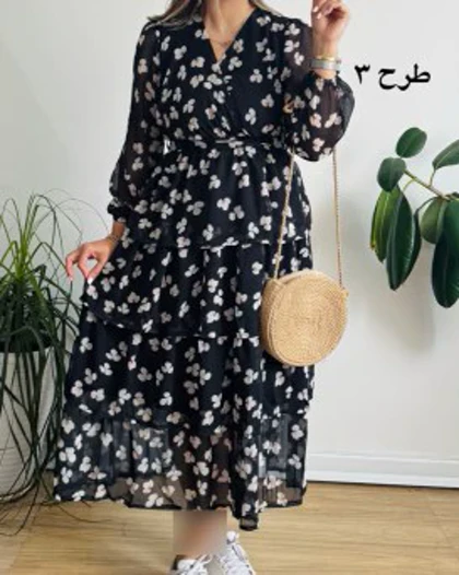 پیراهن حریر مجلسی دلناز
