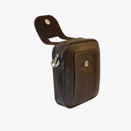 کیف دوشی چرم مردانه مدل d034f