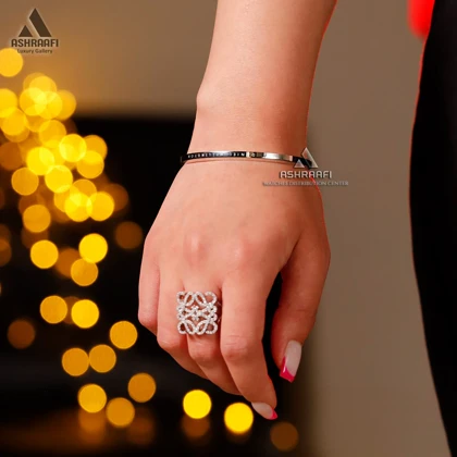 انگشتر زنانه استیل Women Ring SD08