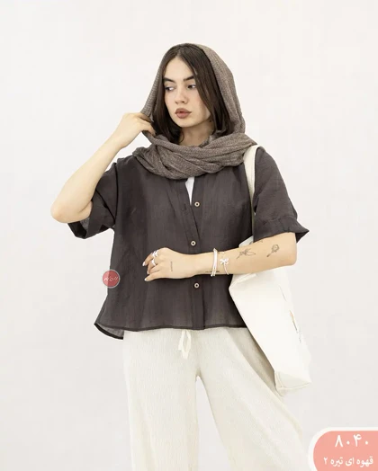شومیز باکسی آرنوشا 8040