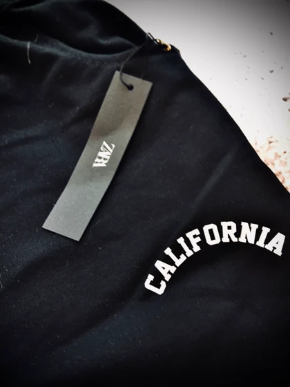 شلوار جاگر نیم بگ پارچه سنگین دورس دونخ مدل CALIFORNIA _ مشکی